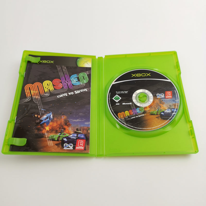 Microsoft Xbox Classic Spiel " Mashed Drive to Survive " DE PAL Version | OVP