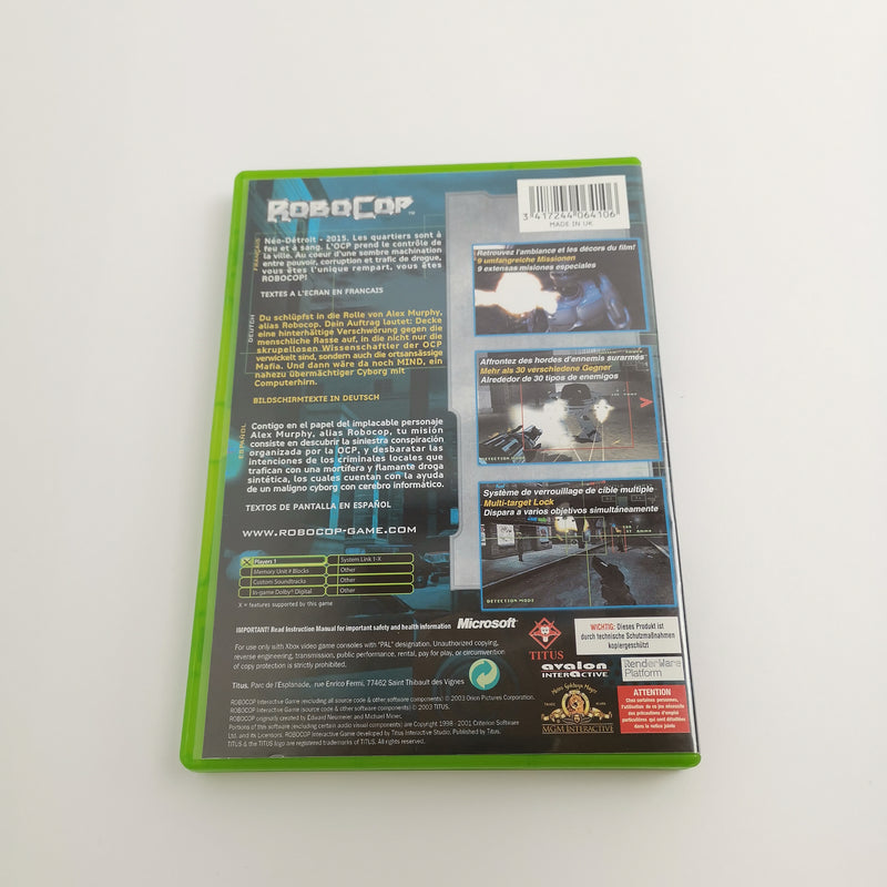 Microsoft Xbox Classic Spiel " Robocop " PAL Version | OVP