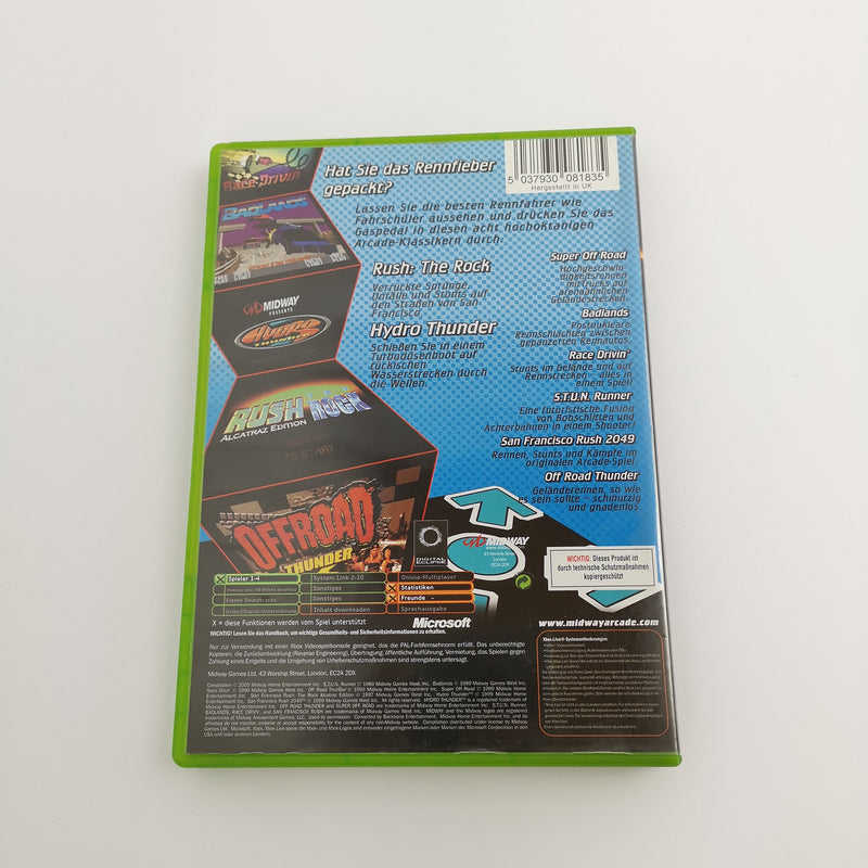 Microsoft Xbox Classic Spiel " Midway Arcade Treasures 3 " DE PAL Version | OVP