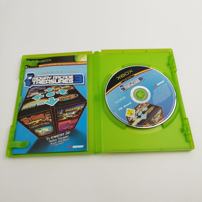 Microsoft Xbox Classic Spiel " Midway Arcade Treasures 3 " DE PAL Version | OVP