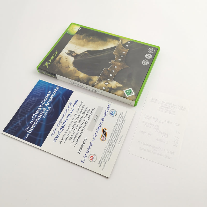 Microsoft Xbox Classic game "Batman Begins" DE PAL Version | Original packaging
