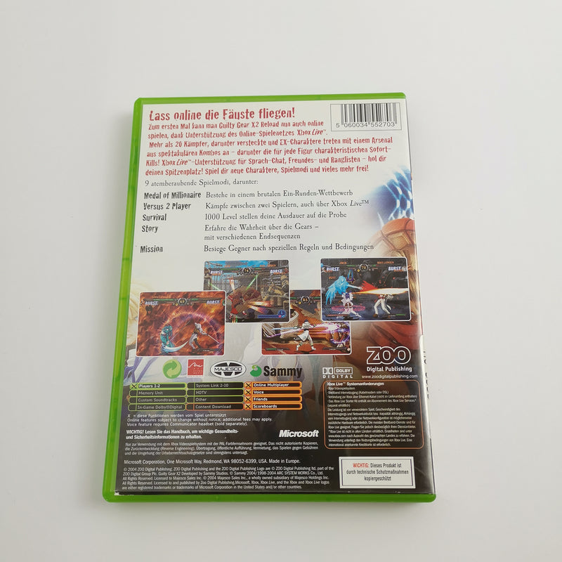 Microsoft Xbox Classic Game "Guilty Gear X2" DE PAL Version | Original packaging
