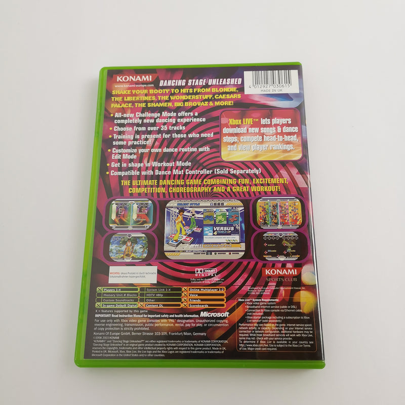 Microsoft Xbox Classic Game "Dancing Stage Unleashed" EN PAL Version | Original packaging