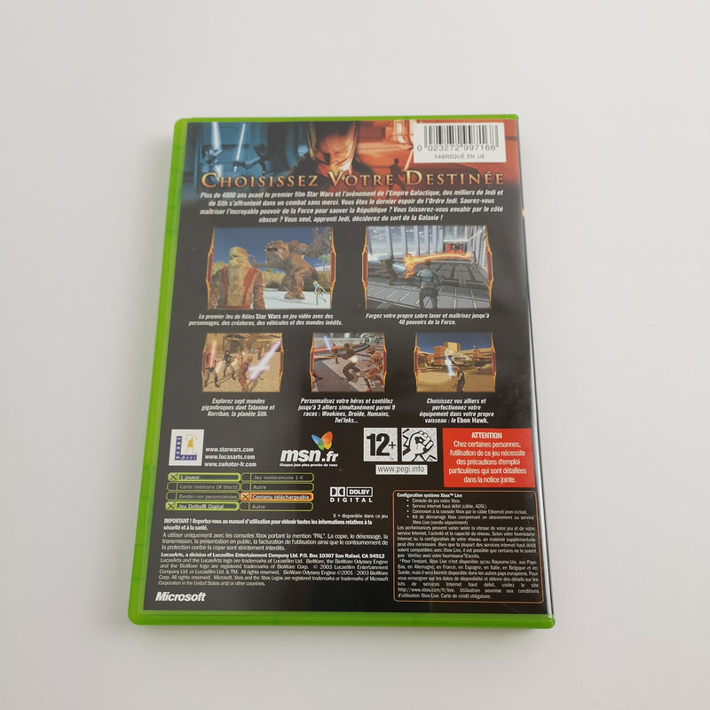 Microsoft Xbox Classic game "Star Wars Knights of the Old Republic" FRA OVP