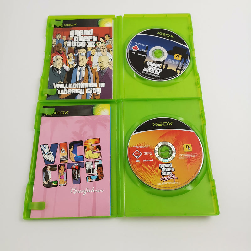 Microsoft Xbox Classic Games "GTA Box Collection" Vice City + GTA III | USK18