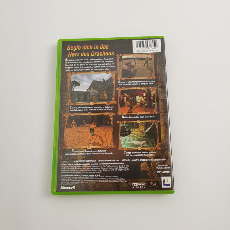 Microsoft Xbox Classic Spiel " Indiana Jones und die Legende der Kaisergruft "