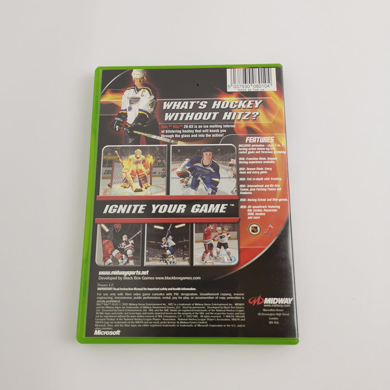 Microsoft Xbox Classic Spiel " NHL Hitz 2003 " Ice Hockey EN PAL Version | OVP