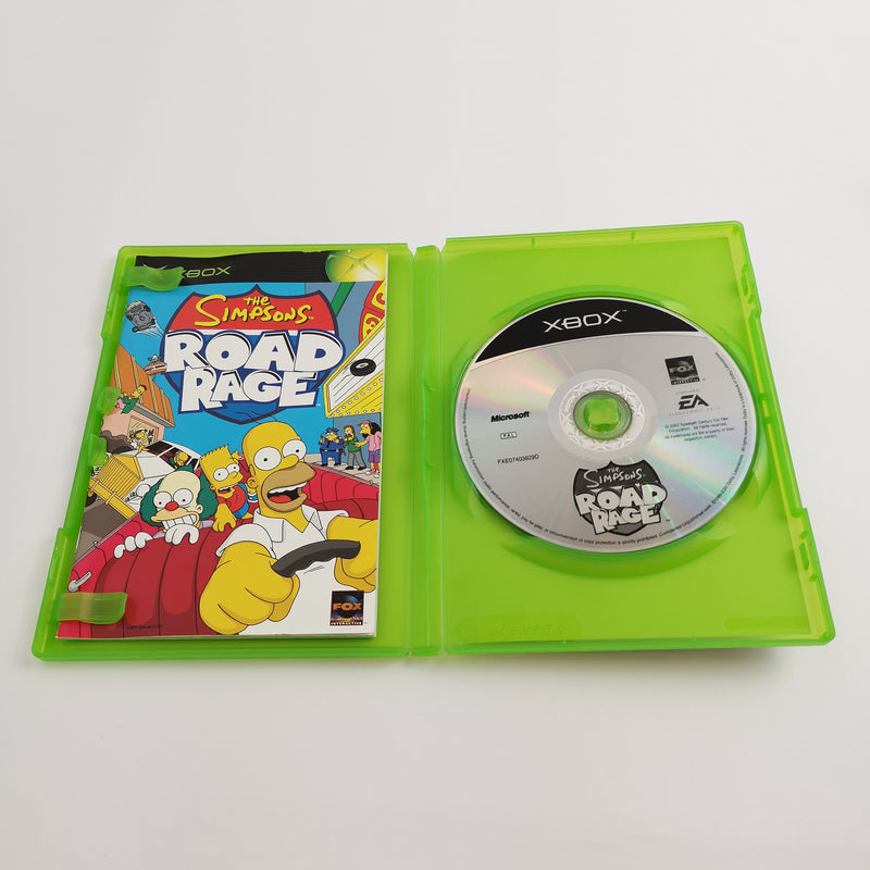 Microsoft Xbox Classic game "The Simpsons Road Rage" DE PAL Version | Original packaging