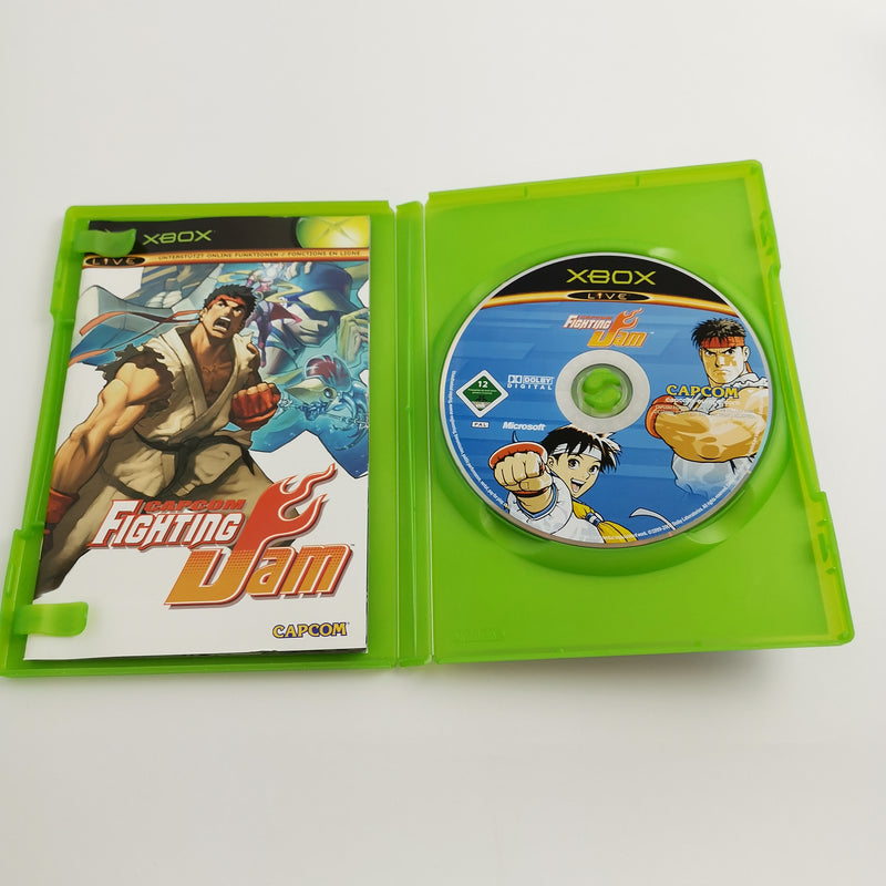 Microsoft Xbox Classic Spiel " Capcom Fighting Jam " FRA DE - PAL Version | OVP