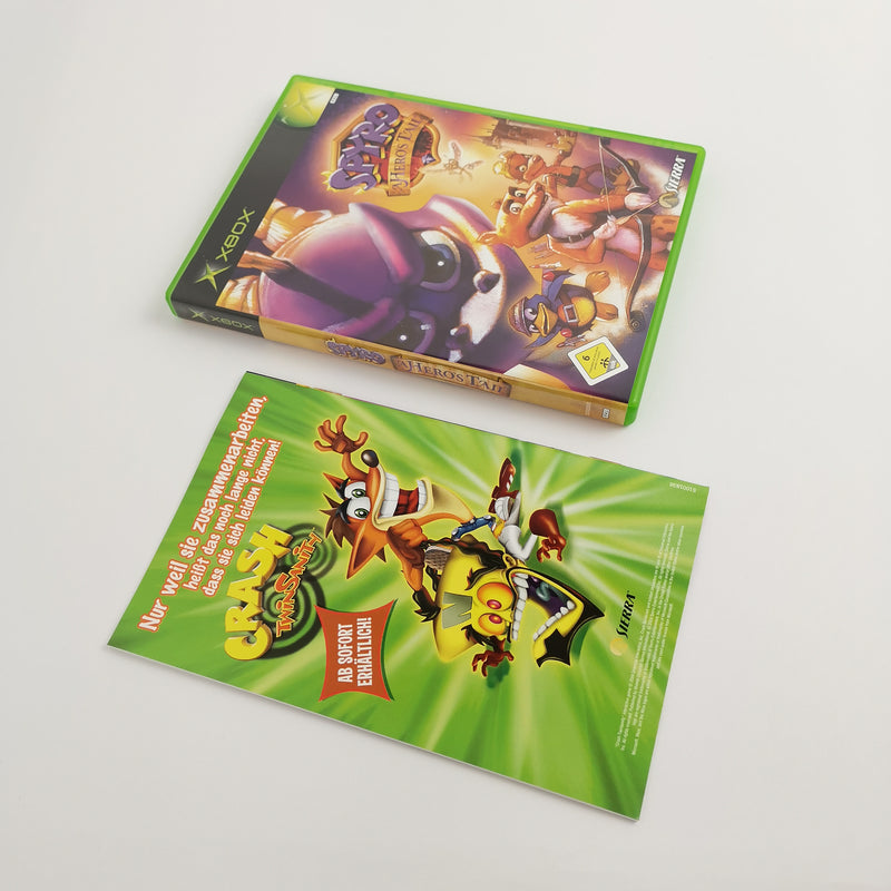 Microsoft Xbox Classic Game "Spyro a Hero's Tail" DE PAL Version | Original packaging