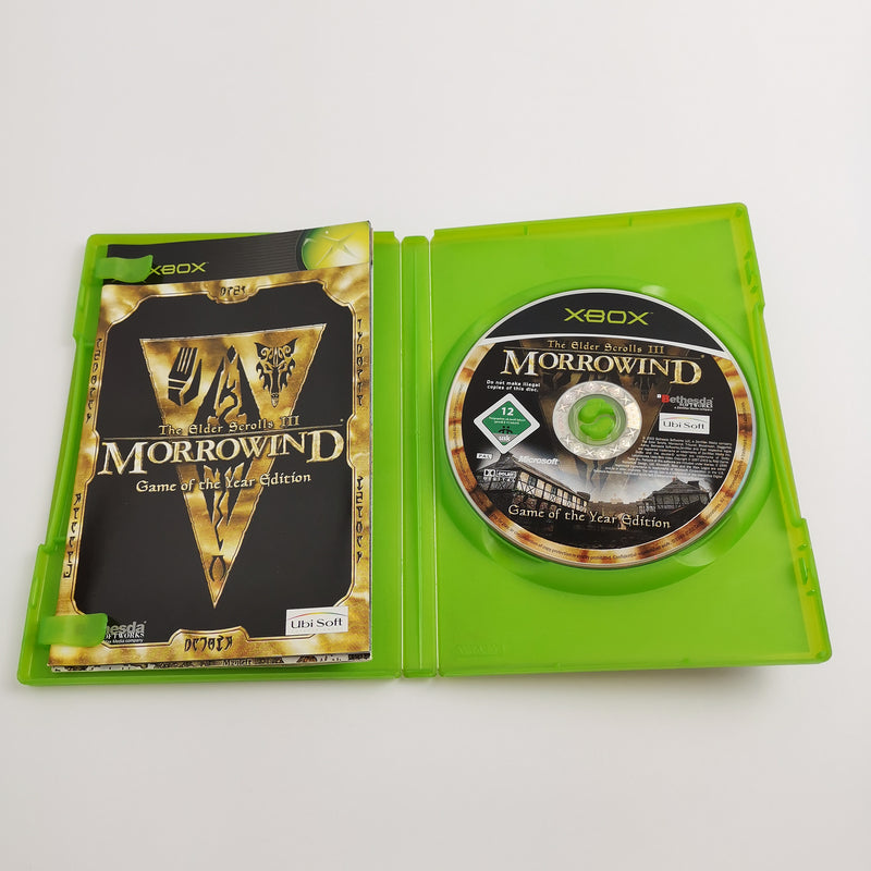 Microsoft Xbox Classic game "Morrowind Game of the Year Edition" DE PAL | Original packaging
