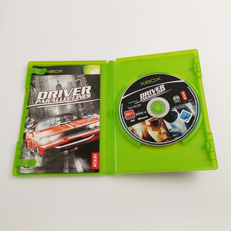 Microsoft Xbox Classic Game "Driver Parallel Lines" DE PAL Version | Original packaging
