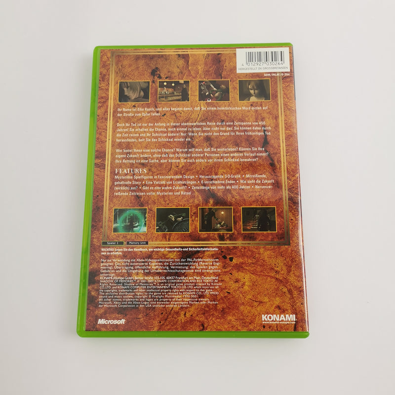 Microsoft Xbox Classic game "Shadow of Memories" DE PAL Version | Original packaging