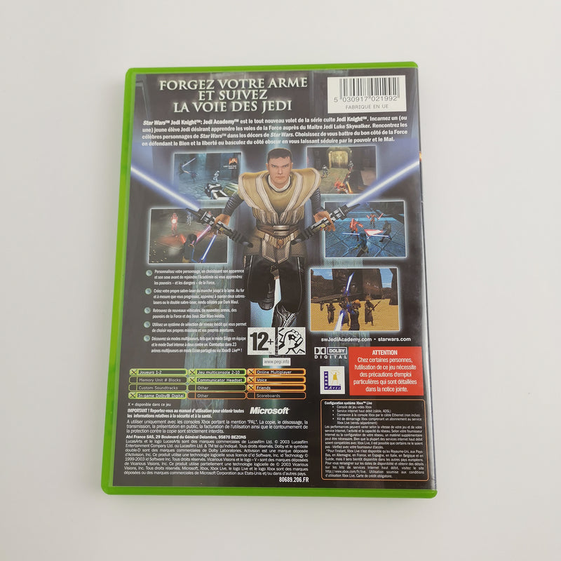 Microsoft Xbox Classic Game "Star Wars Jedi Knight" FRA PAL Version | Original packaging