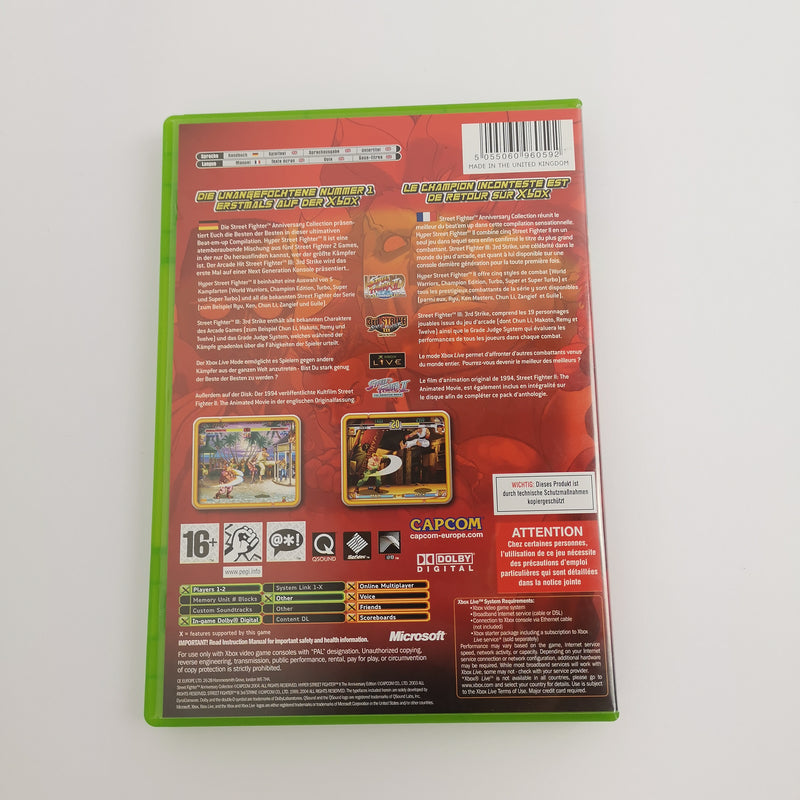 Microsoft Xbox Classic game "Street Fighter Anniversary Collection" PAL OVP