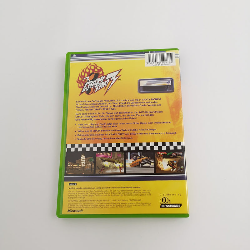 Microsoft Xbox Classic Game "Crazy Taxi 3" DE PAL Version | Original packaging