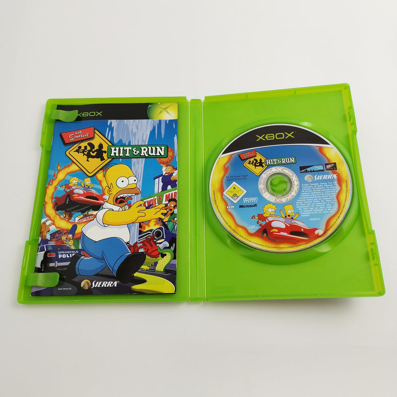 Microsoft Xbox Classic game "The Simpsons Hit &amp; Run" DE PAL Version | Original packaging