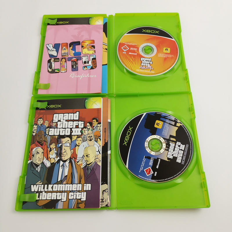 Microsoft Xbox Classic Game "Grand Theft Auto The Box Collection" GTA OVP DE