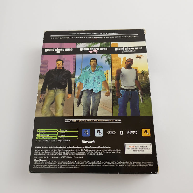 Microsoft Xbox Classic Spiel " Grand Theft Auto The Trilogy " GTA USK18 | OVP