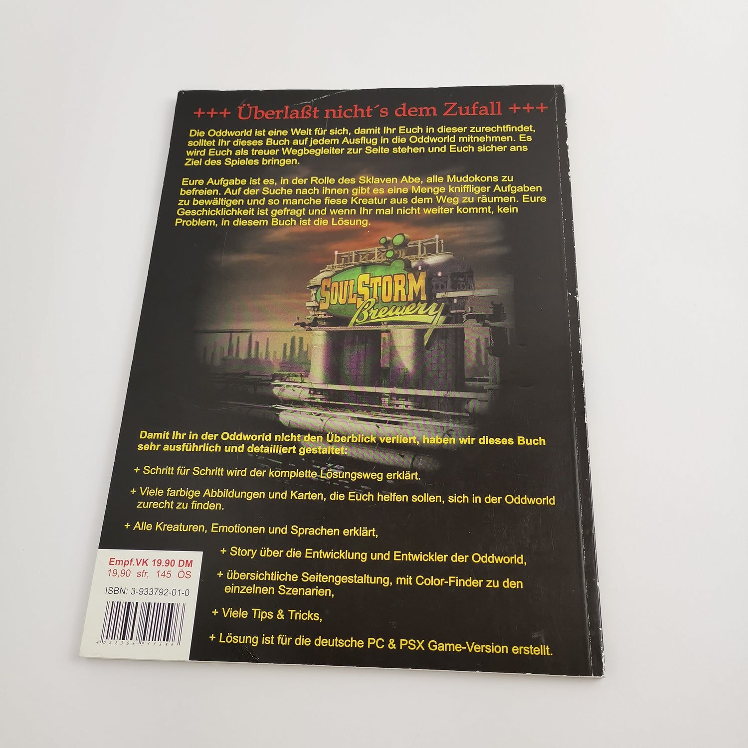 Oddworld Abes Exodus Komplettlösung | das inoffizielle Lösungsbuch PSX | PC