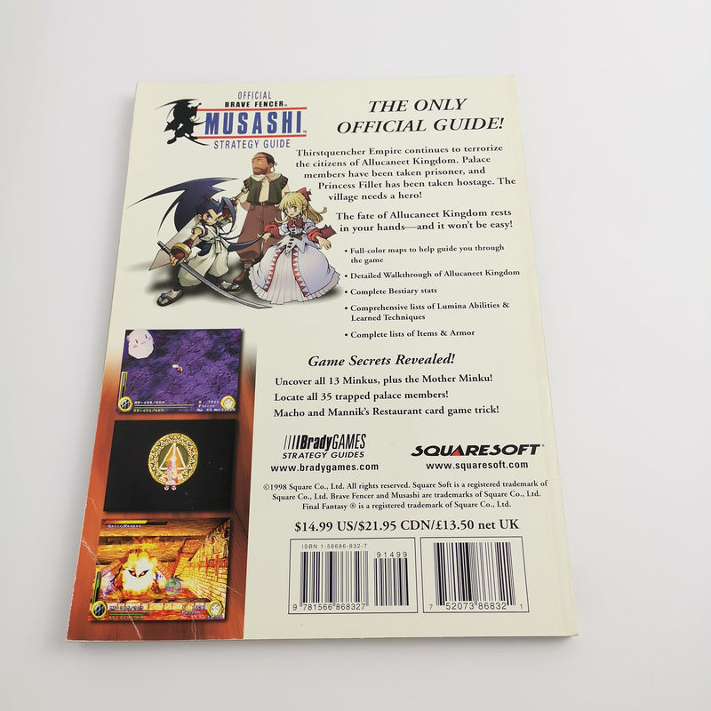 Brave Fencer Musashi Strategy Guide USA Bradygames | PS1 PSX  Spieleberater