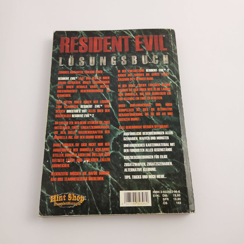 Sony Playstation Resident Evil 1 + 2 Walkthrough Book Hint Shop | PS1 game advisor