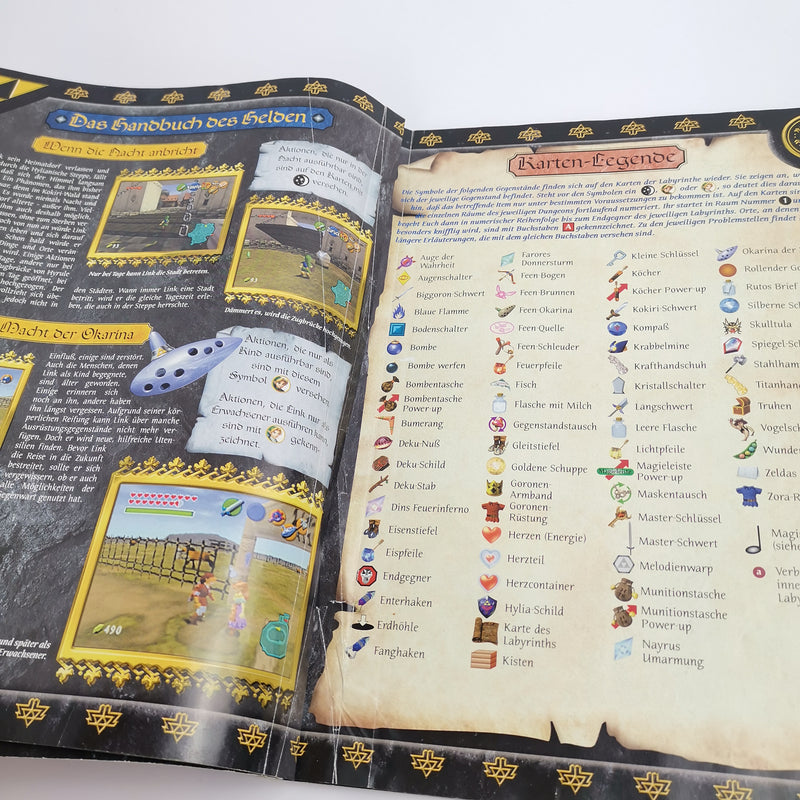 Der offizielle Nintendo 64 Spieleberater " Zelda Ocarina of Time N64 Lösungsbuch