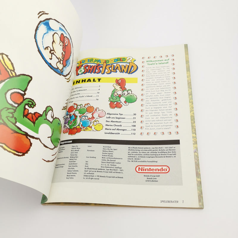 The official Super Nintendo game advisor "Super Mario World 2 Yoshi's Island