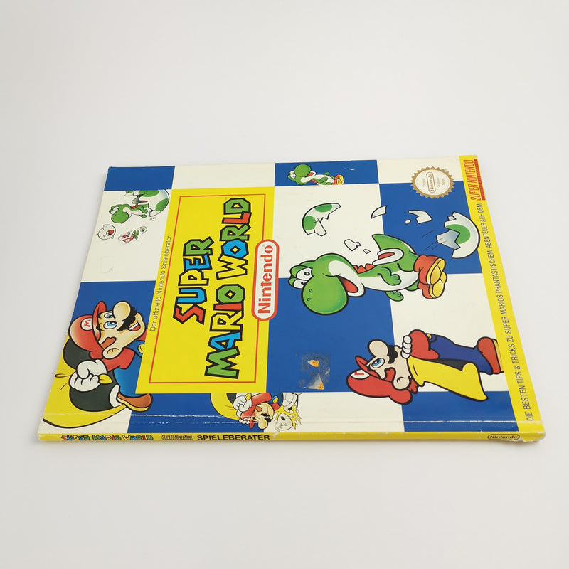 The official Super Nintendo game guide "Super Mario World" walkthrough book