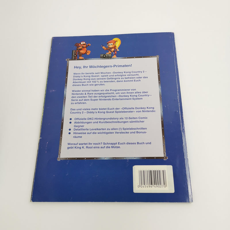 offizieller Super Nintendo Spieleberater Donkey Kong Country 2 Lösungsbuch
