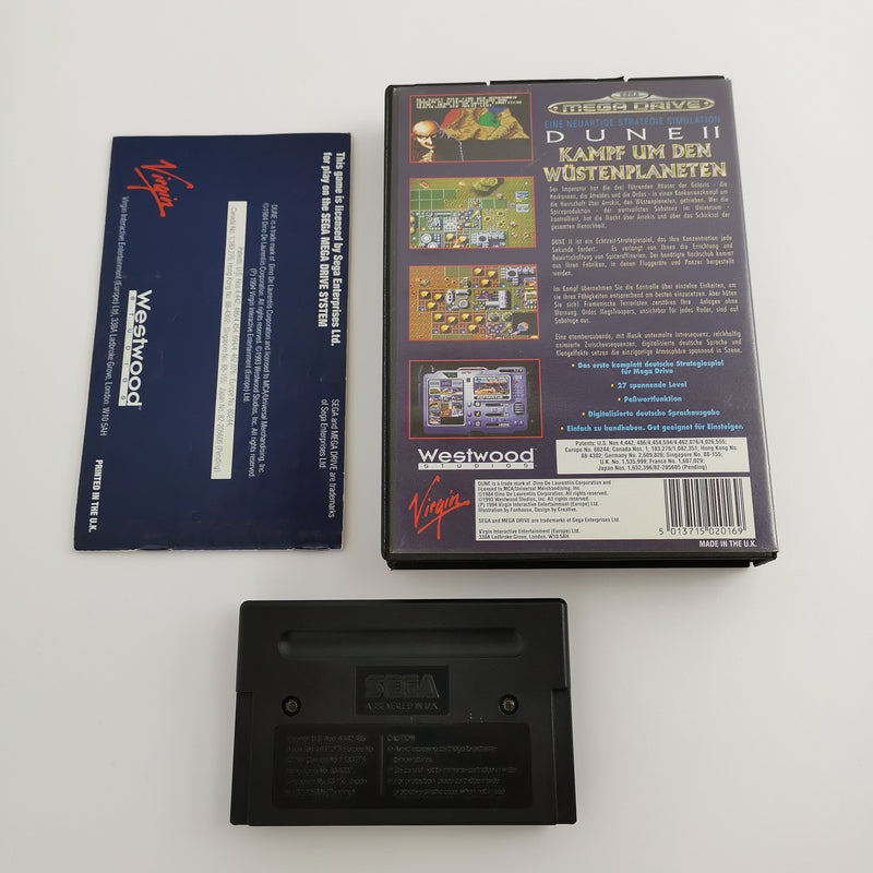 Sega Mega Drive Spiel " Dune II Kampf um den Wüstenplaneten " MD Game | OVP PAL