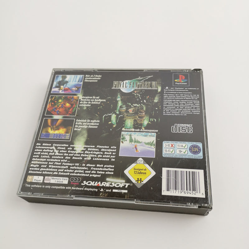 Sony Playstation 1 Spiel " Final Fantasy VII + Lösungsbuch " FF 7 Guide OVP PS1