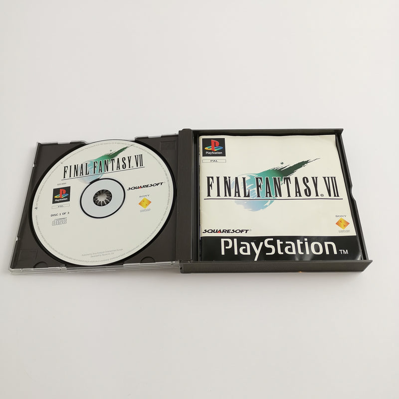 Sony Playstation 1 Spiel " Final Fantasy VII + Lösungsbuch " FF 7 Guide OVP PS1