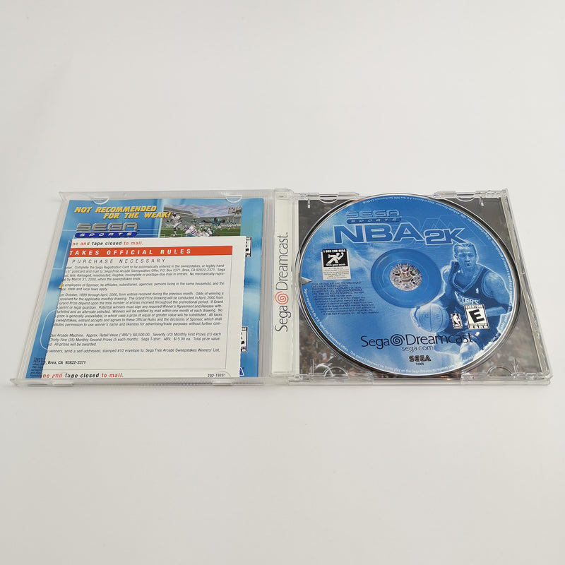 Sega Dreamcast Spiel " NBA 2K " DC Basketball OVP | NTSC-U/C USA * sehr gut