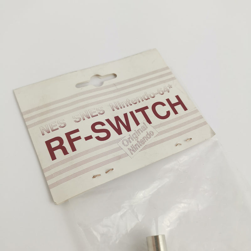 NES SNES N64 Original Nintendo RF-Switch Kabel | NEU NEW SEALED New old Stock