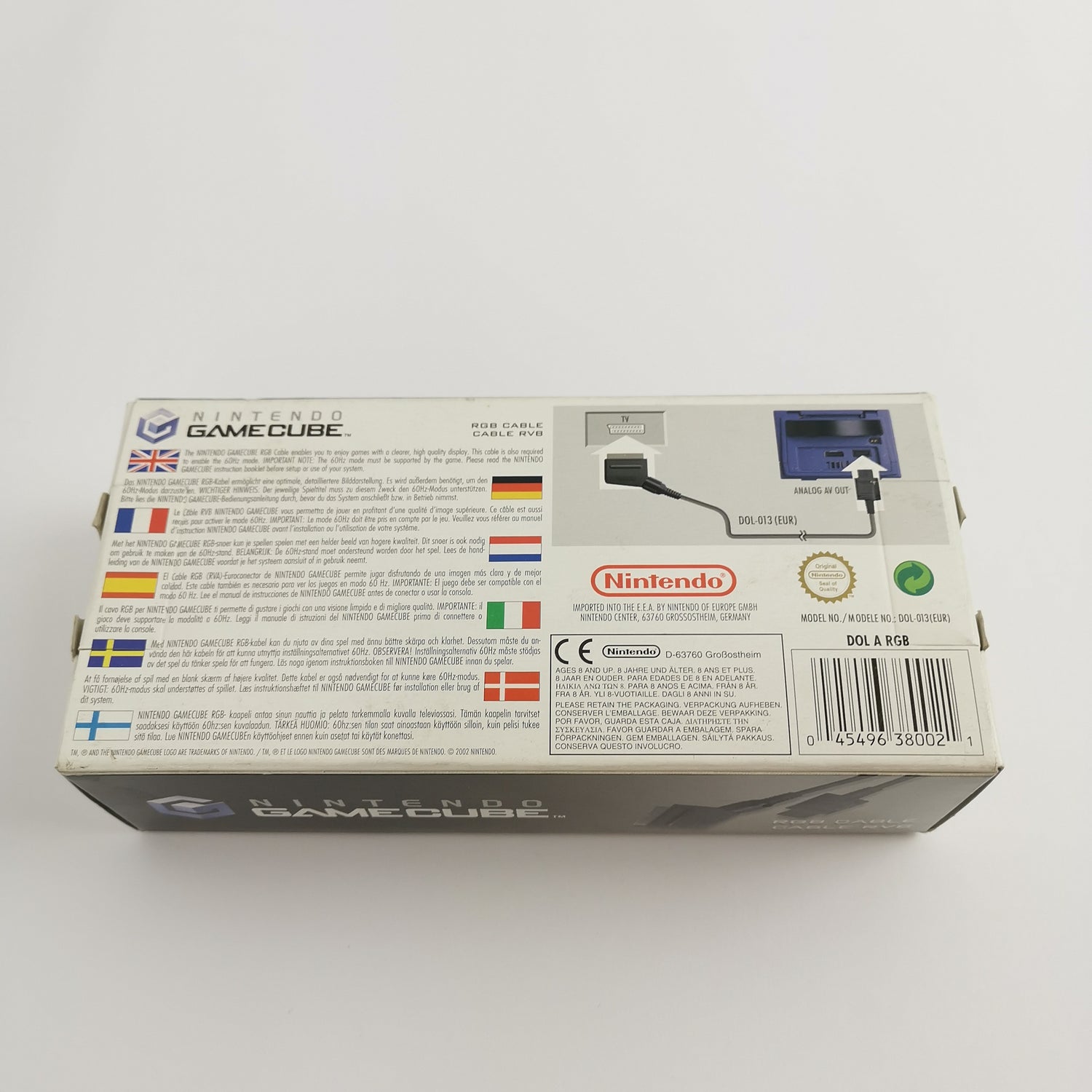 Original Nintendo Gamecube RGB Kabel / Cable RVB OVP | NEU NEW Old Stock