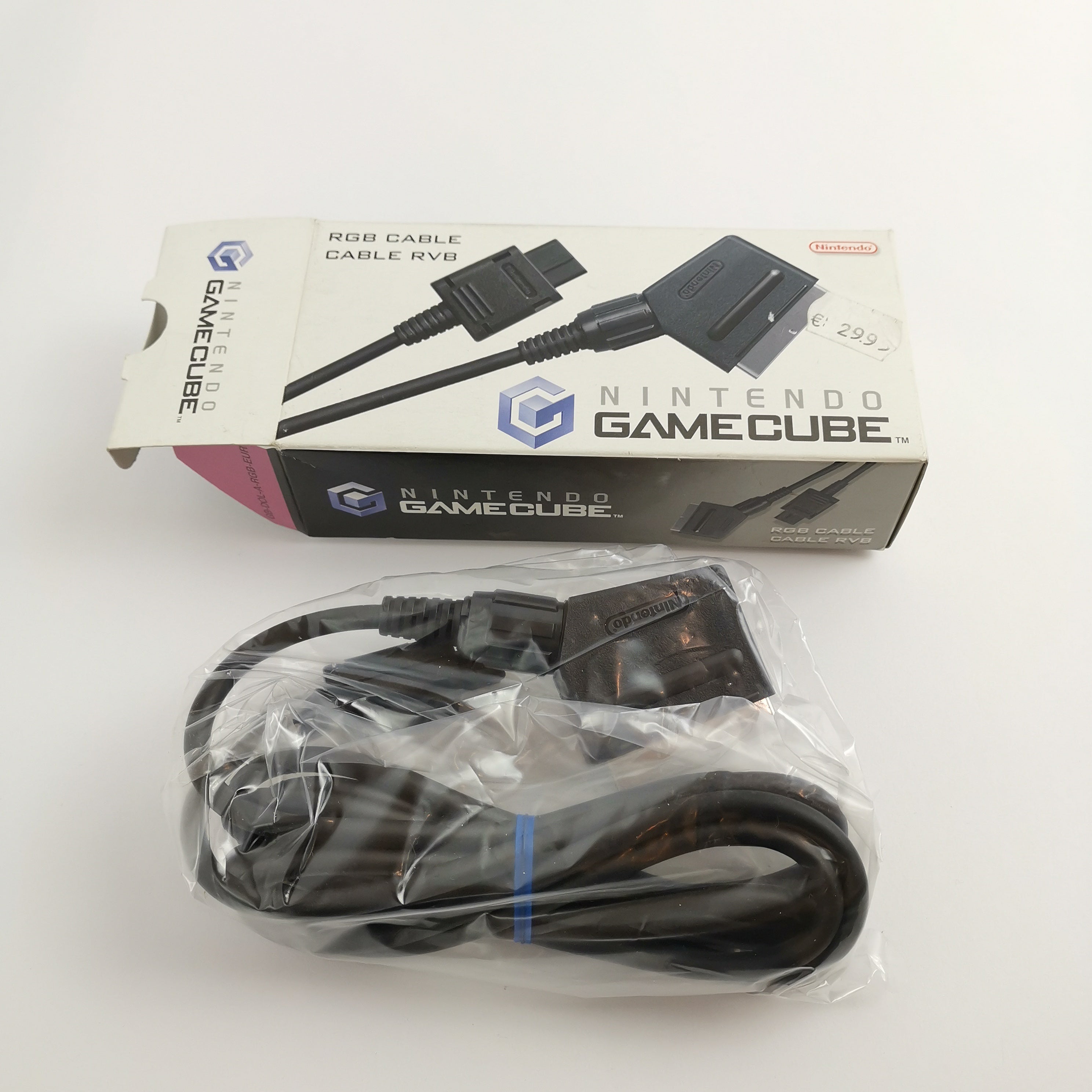 Original Nintendo Gamecube RGB Kabel / Cable RVB OVP | NEU NEW Old Stock