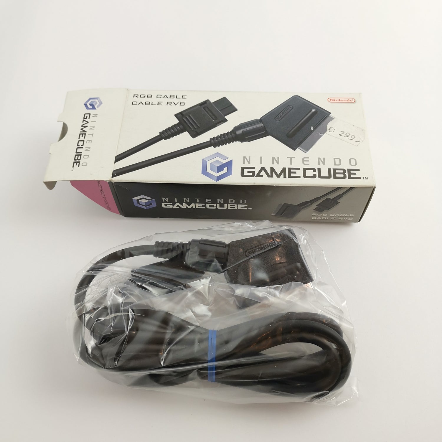 Original Nintendo Gamecube RGB Cable / Cable RVB OVP | NEW NEW Old Stock