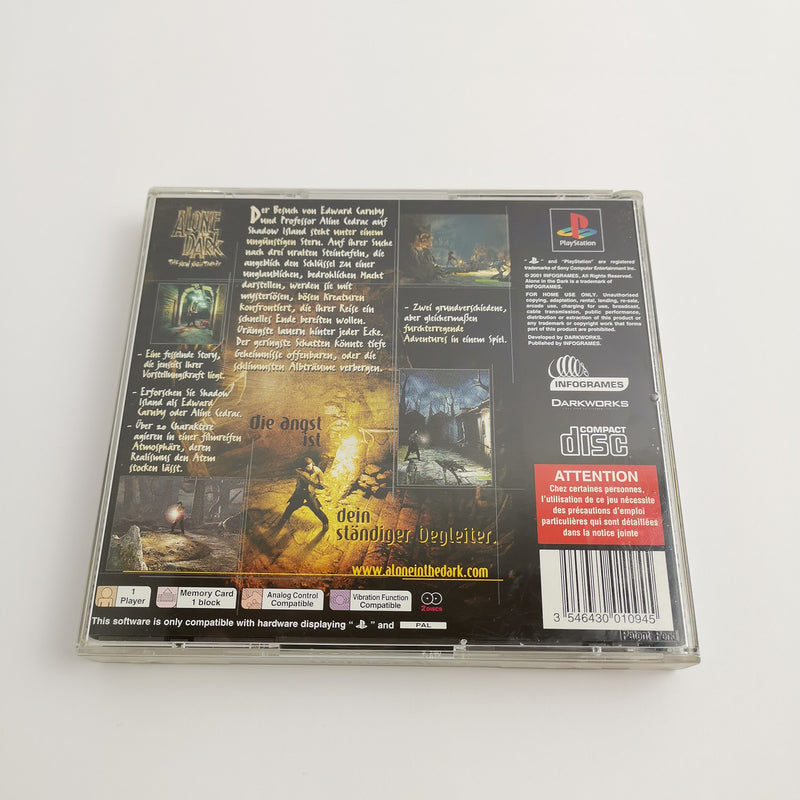 Sony Playstation 1 Spiel " Alone in the Dark the New Nightmare " PS1 PSX OVP PAL