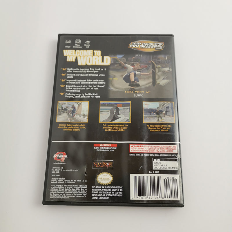 Nintendo Gamecube Spiel : Tony Hawks Pro Skater 3 | OVP NTSC-U/C USA