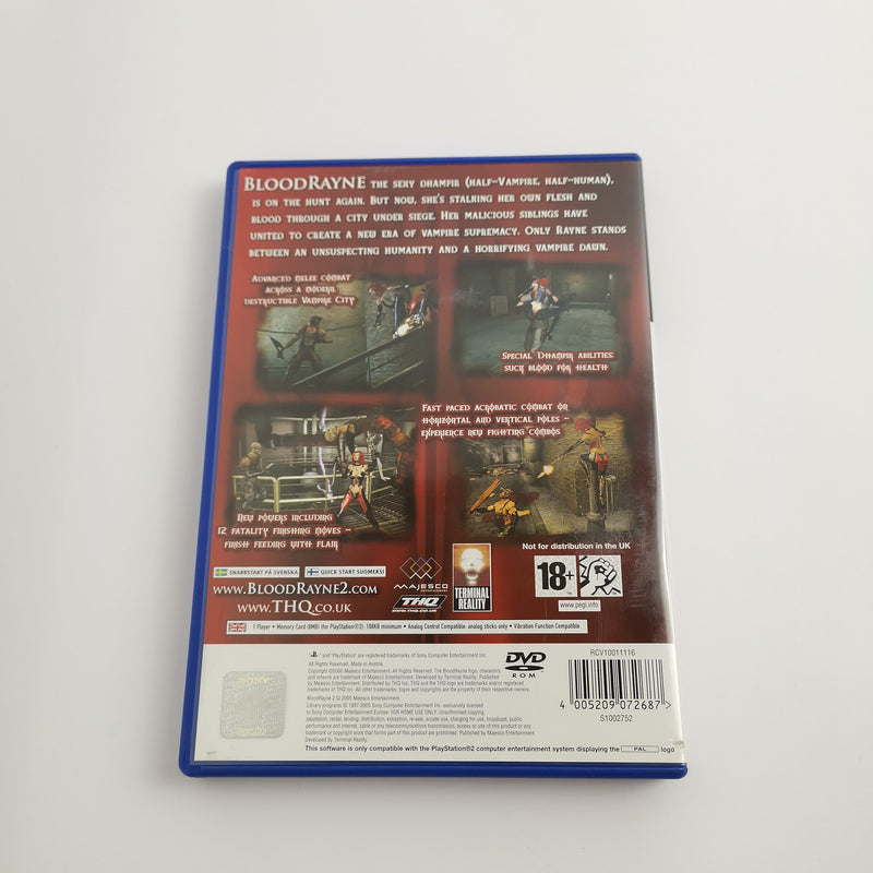 Sony Playstation 2 game "Bloodrayne 2" PS2 OVP | PAL UK USK18