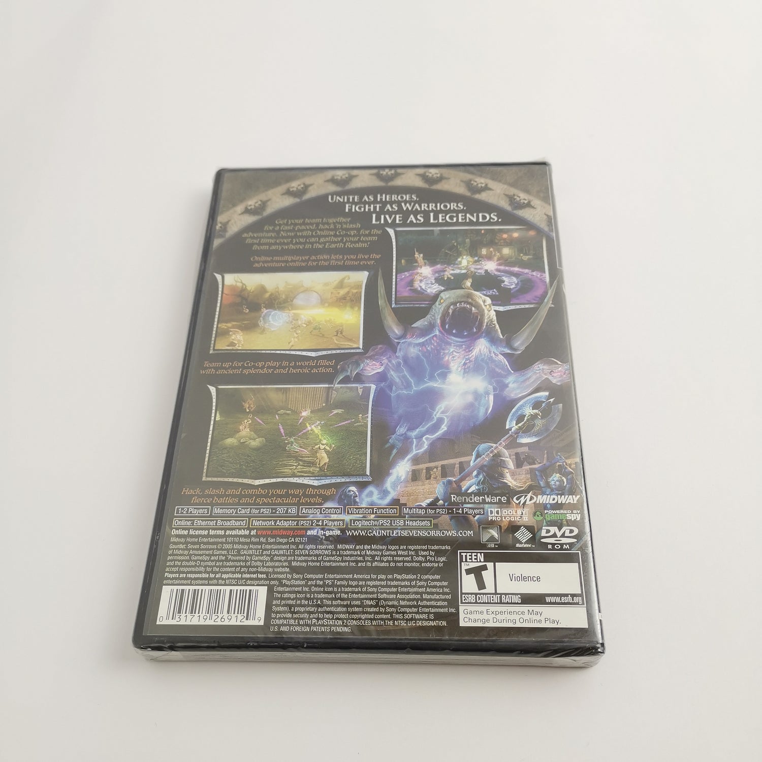 Sony Playstation 2 Spiel : Gauntlet Seven Sorrows | NTSC USA NEU NEW SEALED