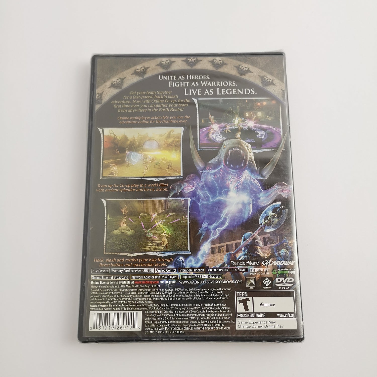 Sony Playstation 2 Spiel : Gauntlet Seven Sorrows | NTSC USA NEU NEW SEALED