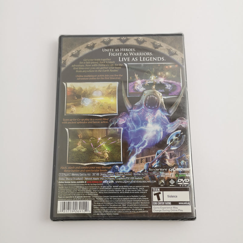 Sony Playstation 2 Spiel : Gauntlet Seven Sorrows | NTSC USA NEU NEW SEALED