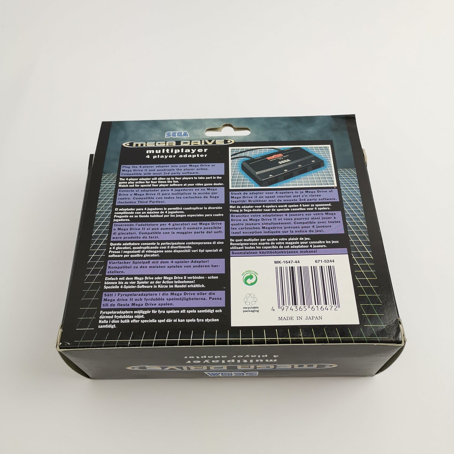 Sega Mega Drive Multiplayer Adapter | Multi-Player Adapter / Multi Tap OVP NEW