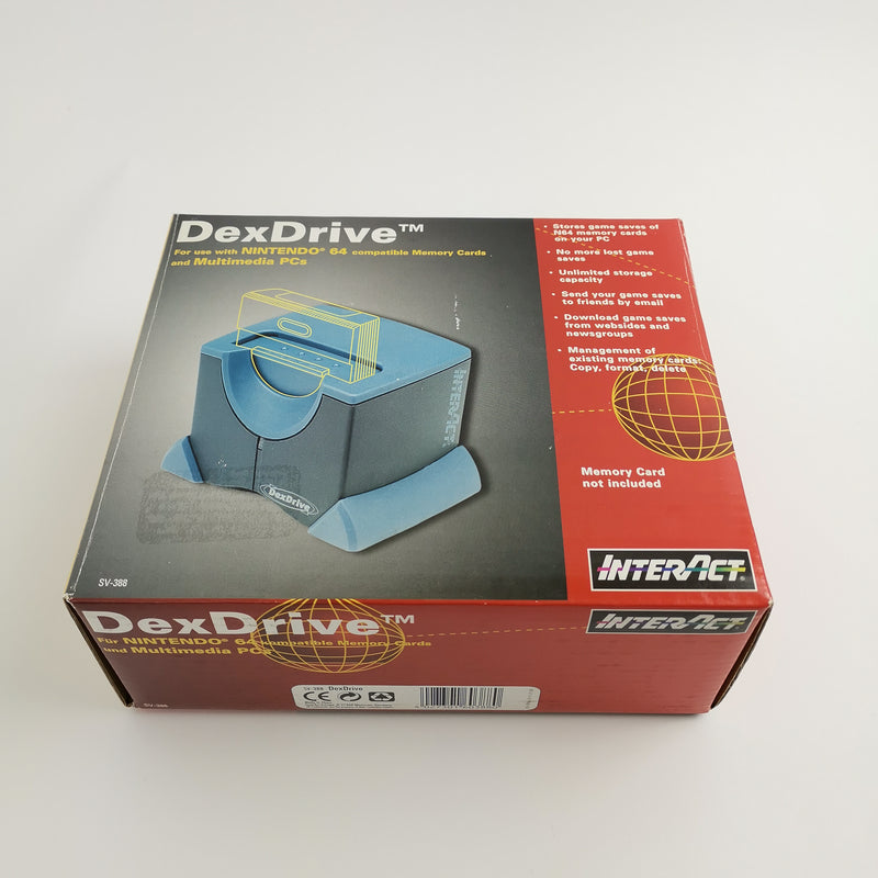 Nintendo 64 Dex Drive Memory Card, Speicherstände auf PC | DexDrive OVP NEU NEW