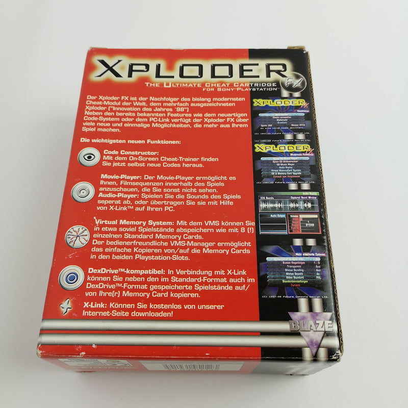 Sony Playstation 1 Xploder The Ultimate Cheat Cartridge | OVP PS1 PSX