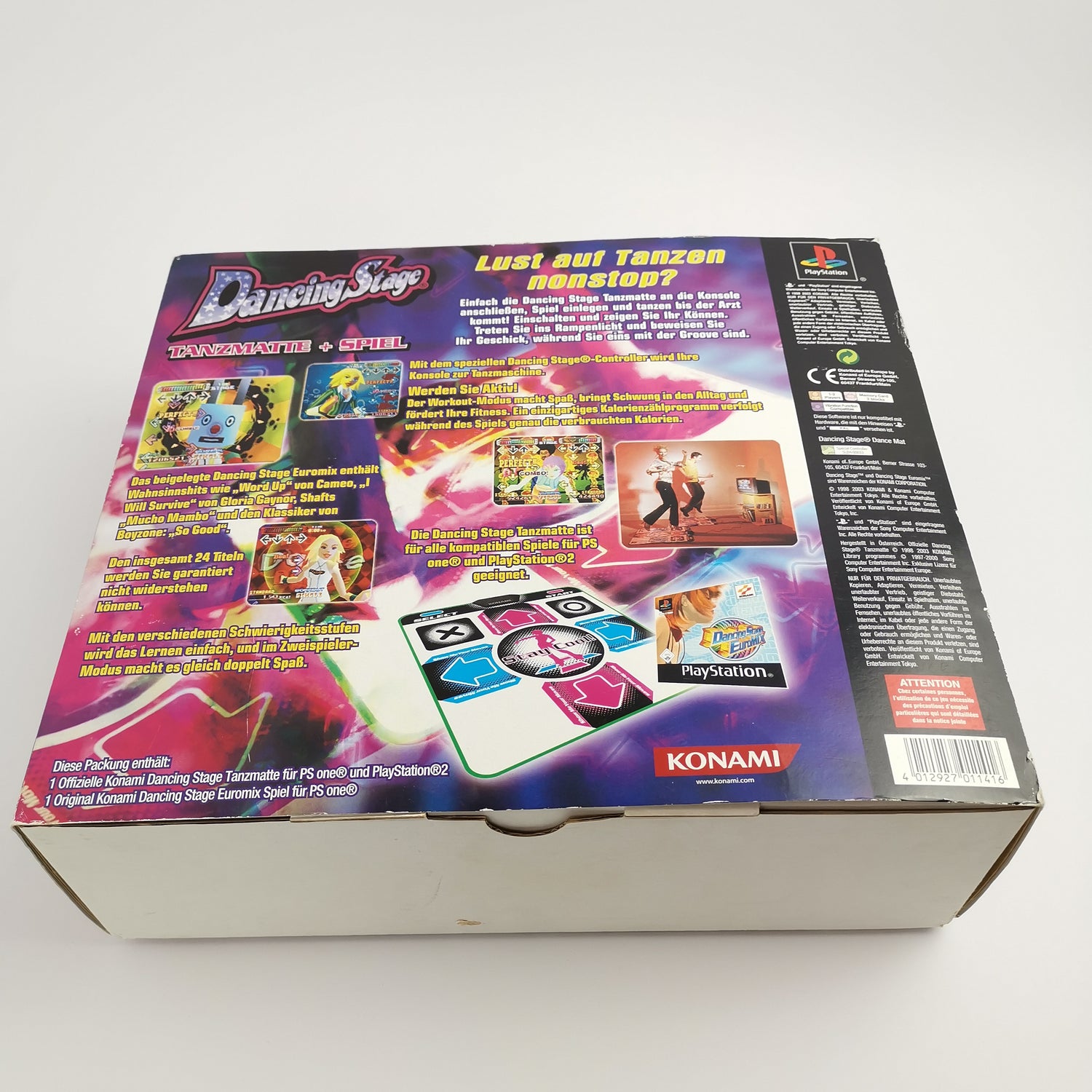 Sony Playstation 1 Spiel : Dancing Stage Tanzmatte + Spiel | PS1 PSX - OVP PAL