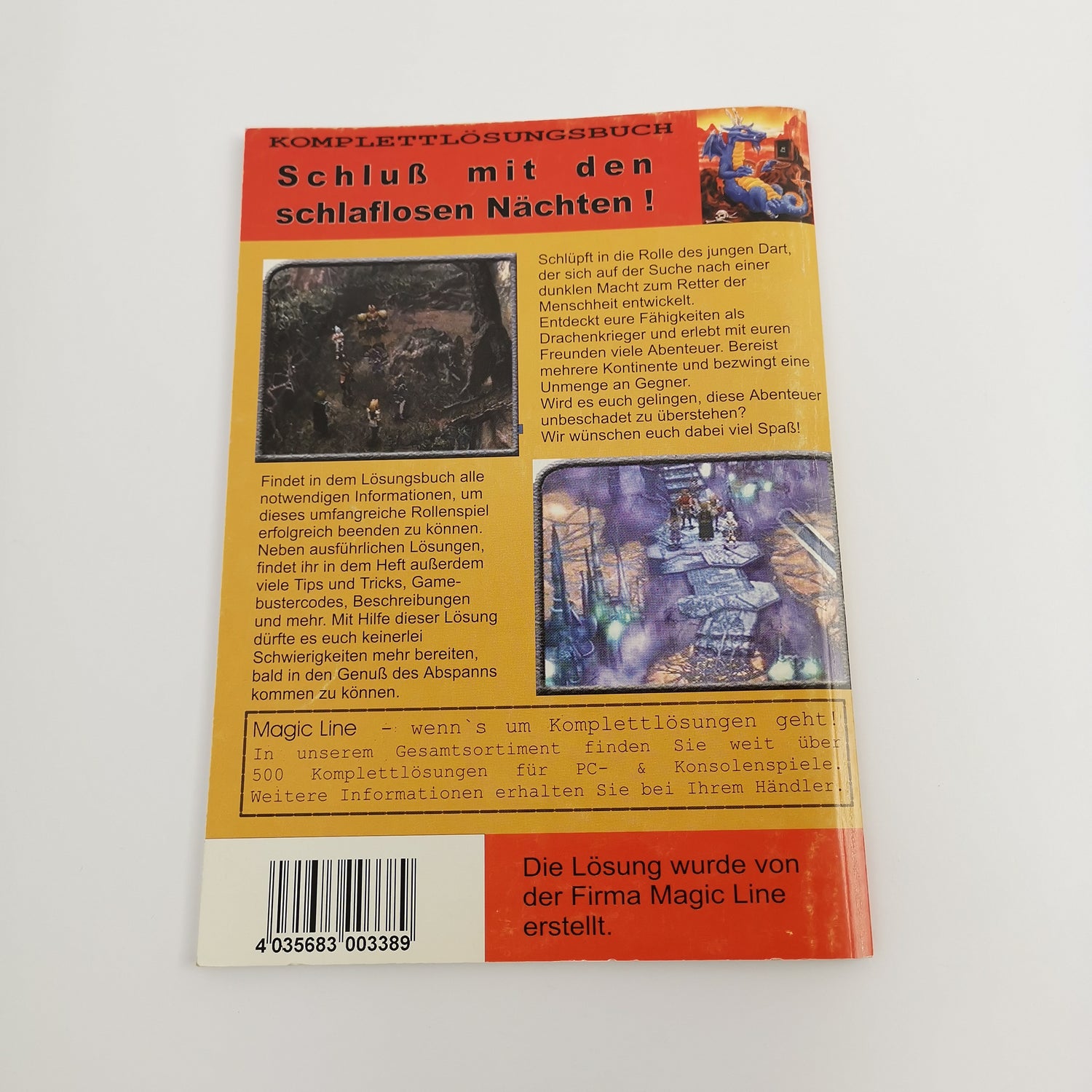 Magic Line Solution Booklet: The Legend of Dragoon Walkthrough | Gaming consultant