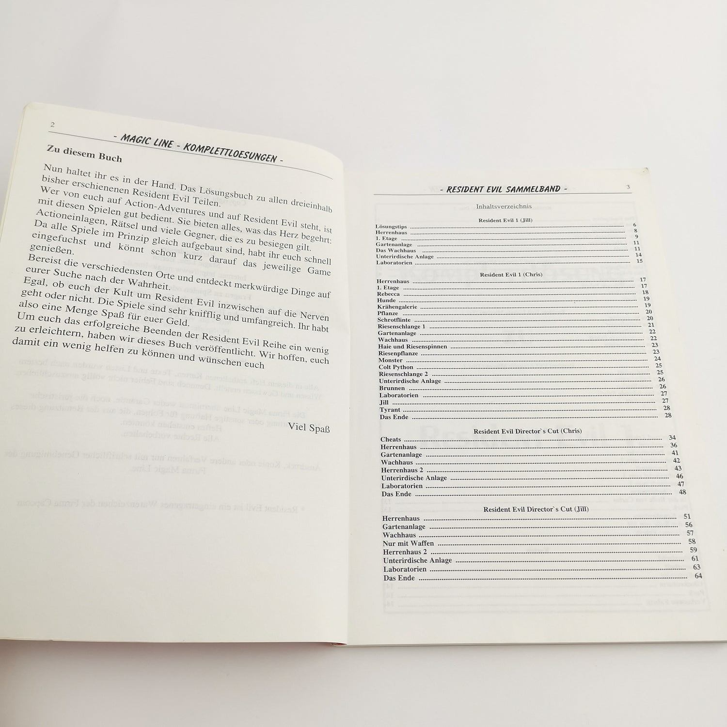 Magic Line Solution Booklet: Resident Evil 1-3 Walkthrough | Gaming consultant